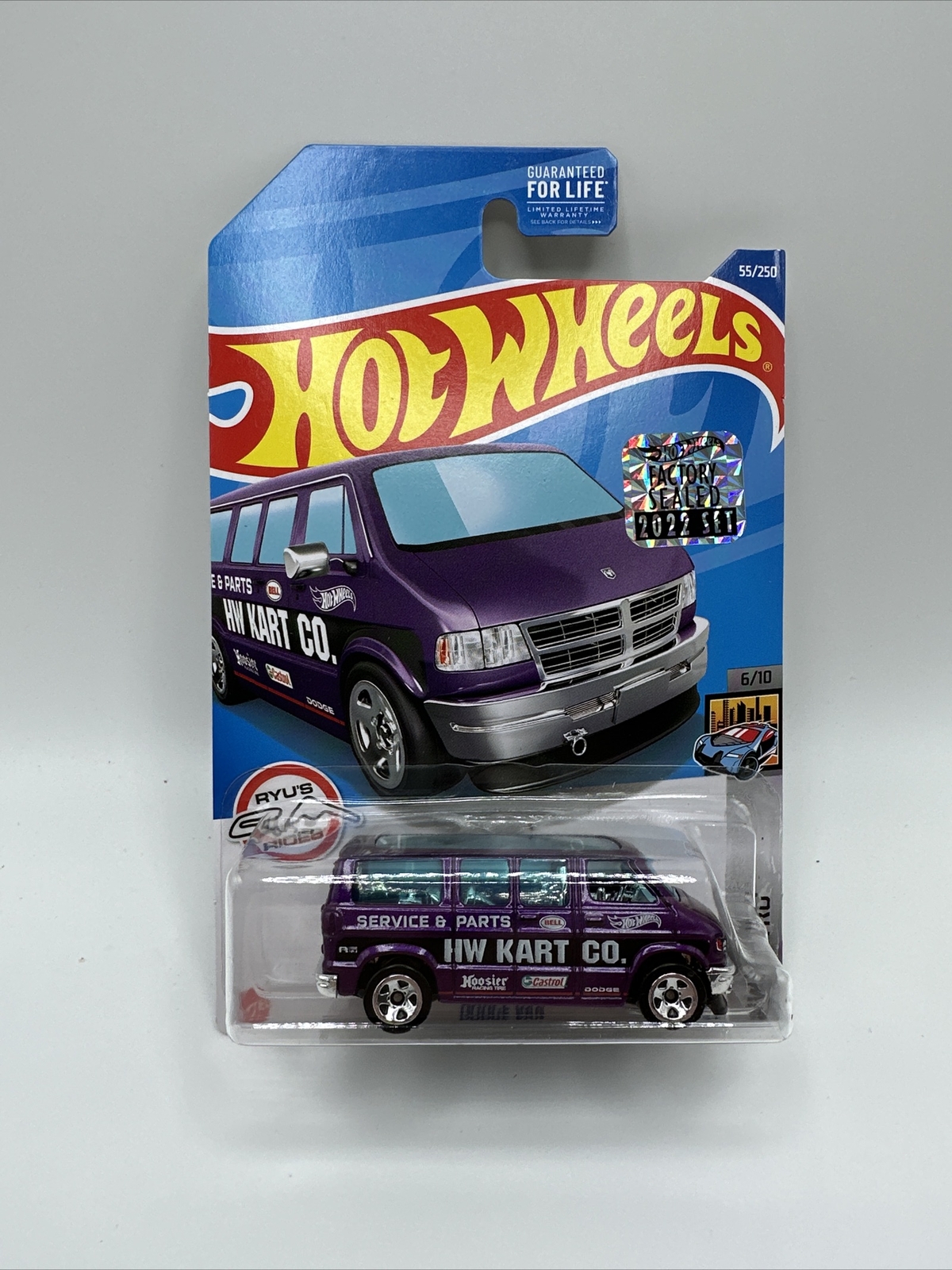 Hot Wheels Dodge Van Purple From 2022 Factory Set