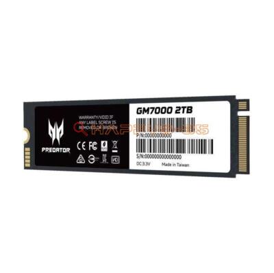 Eins Acer Preoator SSD GM7000 2TB 7400MB/S Pcle4.0 Independence Cache Neu