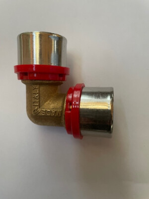 Pressfitting für Verbundrohr 32mm Bogen 90 Grad