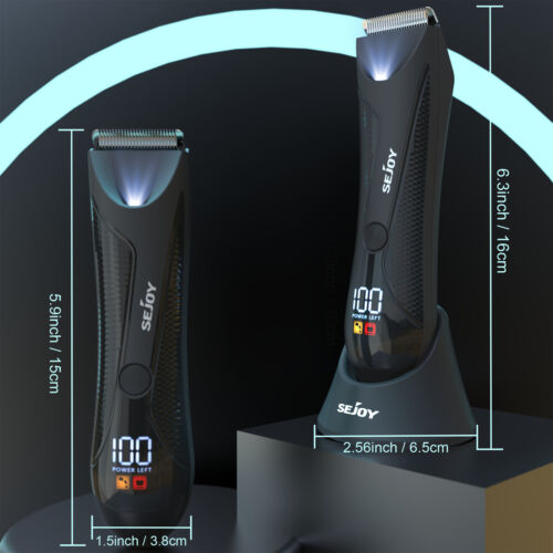 SEJOY Electric Pubic Hair Trimmer Shaver Groin Body Hair Ball Clipper Waterproof - Picture 6 of 10