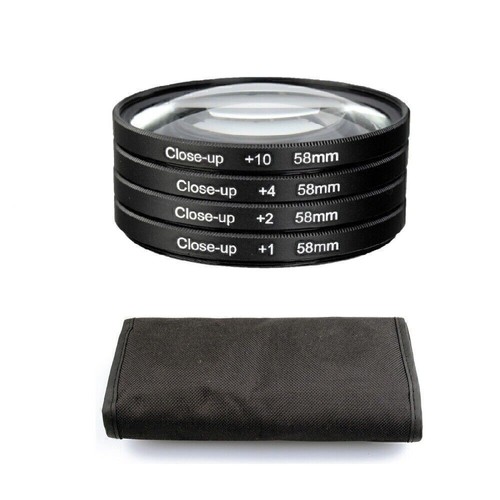 49-77mm+1+2+4+10 Close Up Macro Lens Filter for Camer Nikon Pentax Sony DSLR - Picture 10 of 18