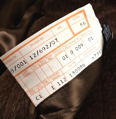 Genuine Lama Fur 46L Belted Long Hair Overcoat Rust Brown | eBay