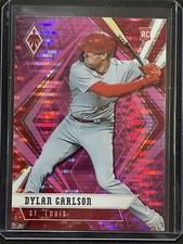 2021 Chronicles Phoenix Dylan Carlson Rookie Card #1 Pink Pulsar Prizm Cardinals
