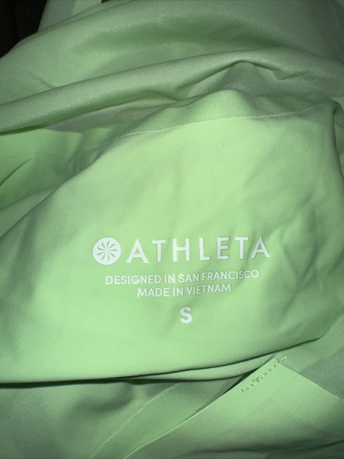 Athleta Speed work Lightweight Performance Green … - image 4
