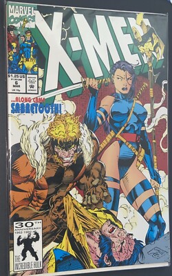 X-Men #6 MAR 1992 MARVEL COMIC ALONG CAME SABERTOOTH & X-MEN 7 Apr 1992