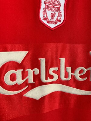 ウェア Liverpool 2000 2001 2002  LIVERPOOL 2000 2001 2002 HOME FOOTBALL SHIRT #8 HESKEY