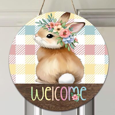 Easter Door Decorations, Easter Wreaths for Front Door, Easter Spring Door Hange