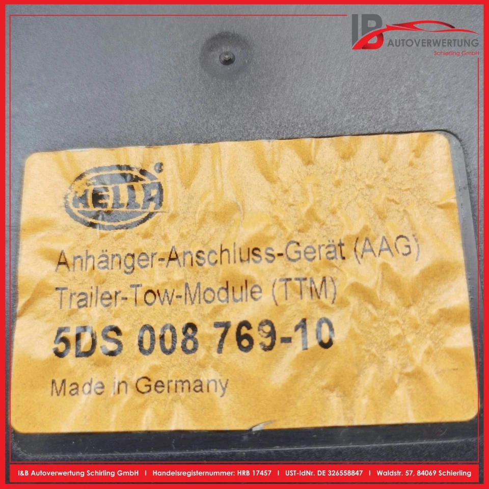 MERCEDES BENZ C-KLASSE W203 C220 CDI Steuergerät Anhängerkupplung 5DS008769-10 - Image 3 of 3