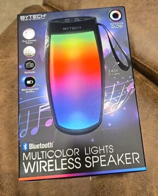 Bytech Bluetooth Multicolor Lights Wireless Speaker