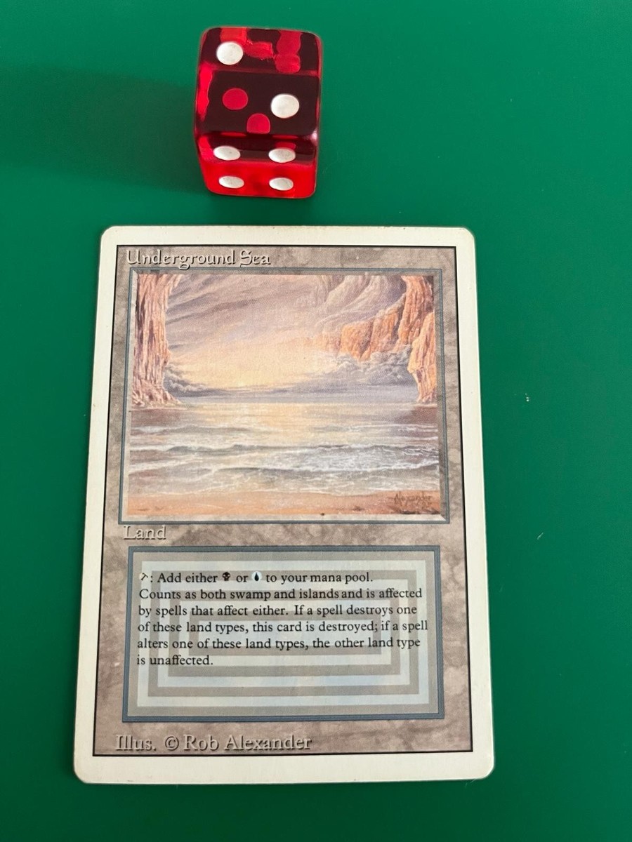 MTG UNDERGROUND SEA EXC MARE SOTTERRANEO REVISED DUAL LAND