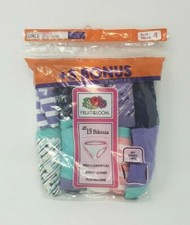 Fruit of the Loom Girls 13 Pack Tag-Free Cotton Bikinis - Size 4