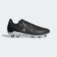 adidas Rugby Boots Mens RS15 Elite Soft Ground Adults Shoes Black