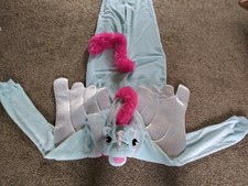 New with tags Halloween Unicorn Costume Unisex Size S/M Hooded Jumpsuit