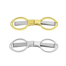 2 Pcs Travel Folding Scissors Telescopic Cutter Trip Scissors for School Office