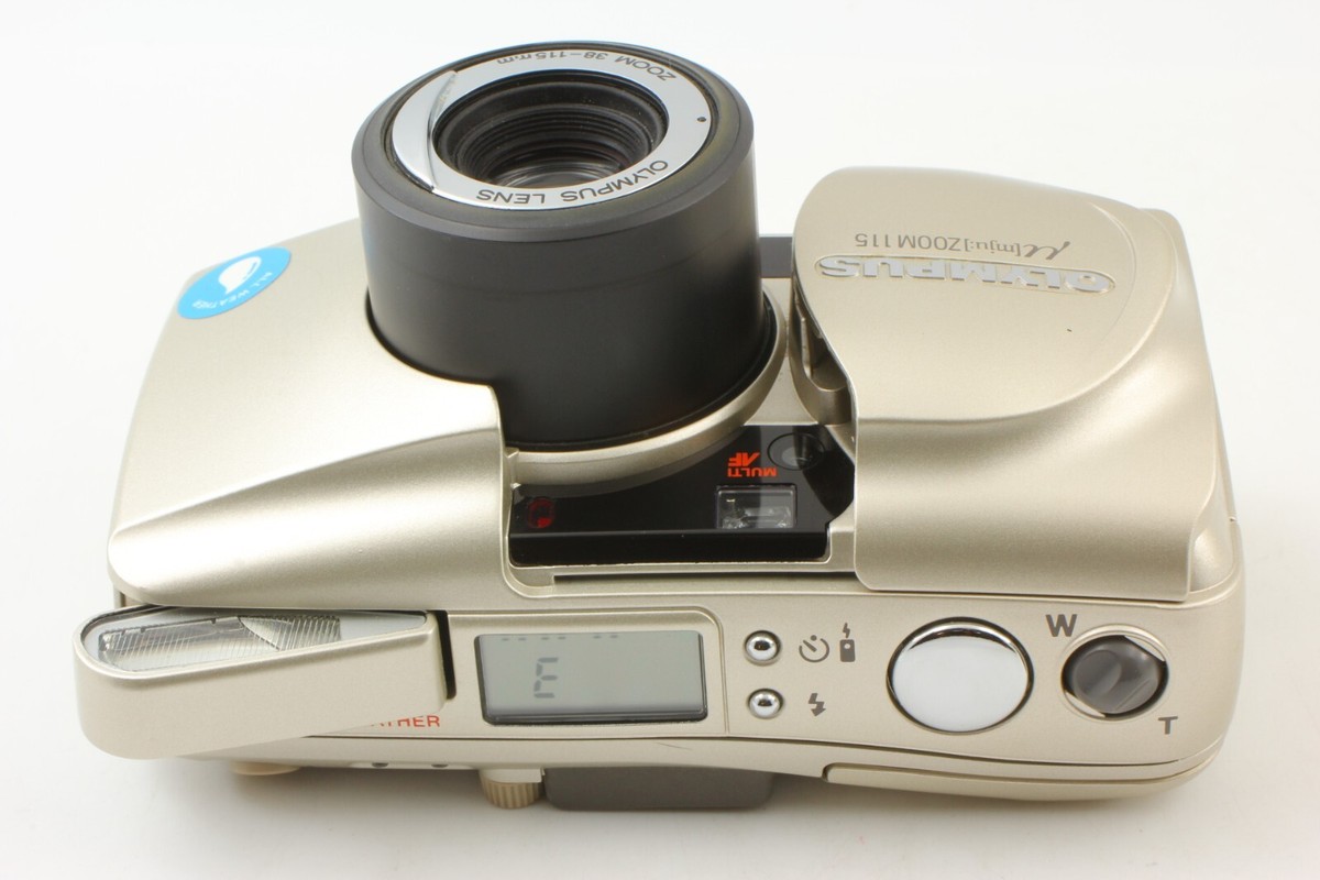 Olympus mju zoom 115、 Q920 NEAR MINT】Olympus mju Zoom 115 35mm Film Camera AF Zoom