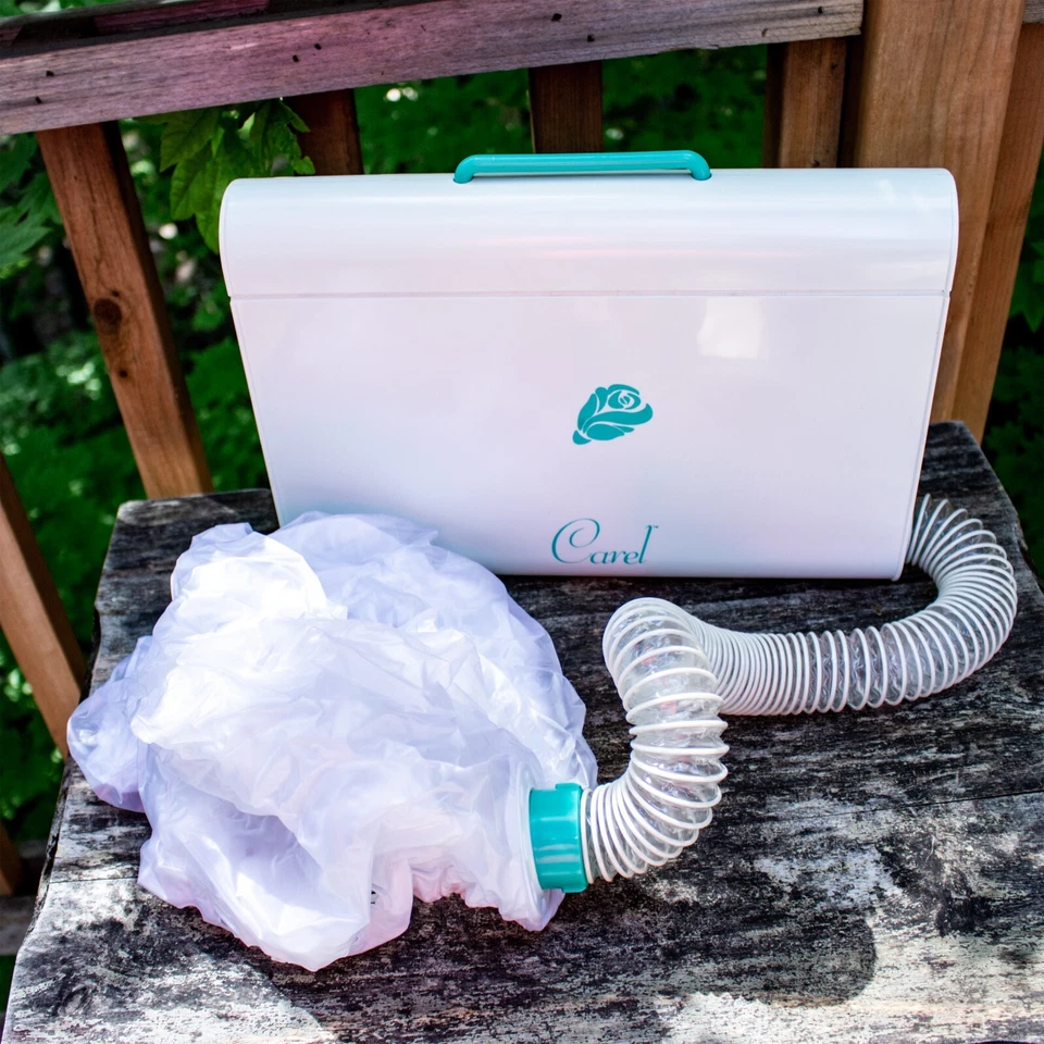 CAREL Capó Suave Nuevo Completo Escritorio Vintage Viaje Equipaje de Mano Secador de Pelo Estuche Foto 2 de 4