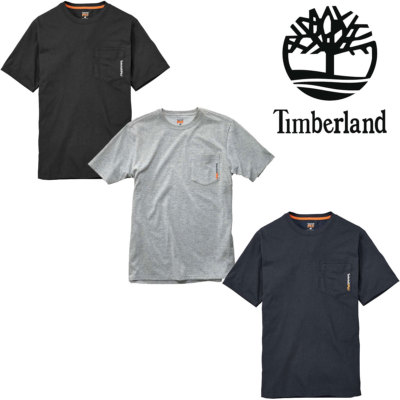 NEW Timberland PRO Men s Work Wear Base Plate Blended Short Sleeve T-Shirt
