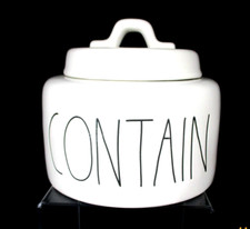 Rae Dunn Artisan Collection By Magenta Contain Storage Canister W/ Lid