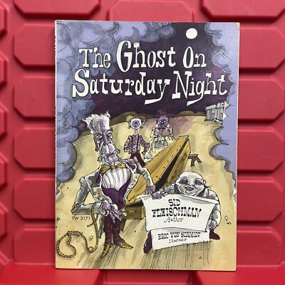 The Ghost On Saturday Night Sid Fleischman 1st Edition HC Book Vintage 1974