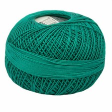 Lizbeth Egyptian Cotton Crochet Thread Size 80 Color 688 Dark Seagreen