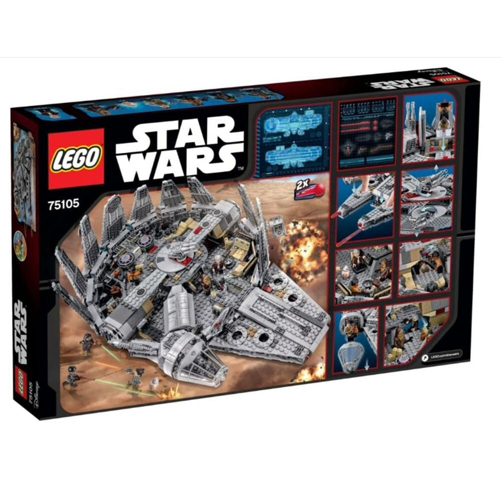 3-5 Day Ship] LEGO Star Wars: Millennium Falcon (75105), 18+ | eBay