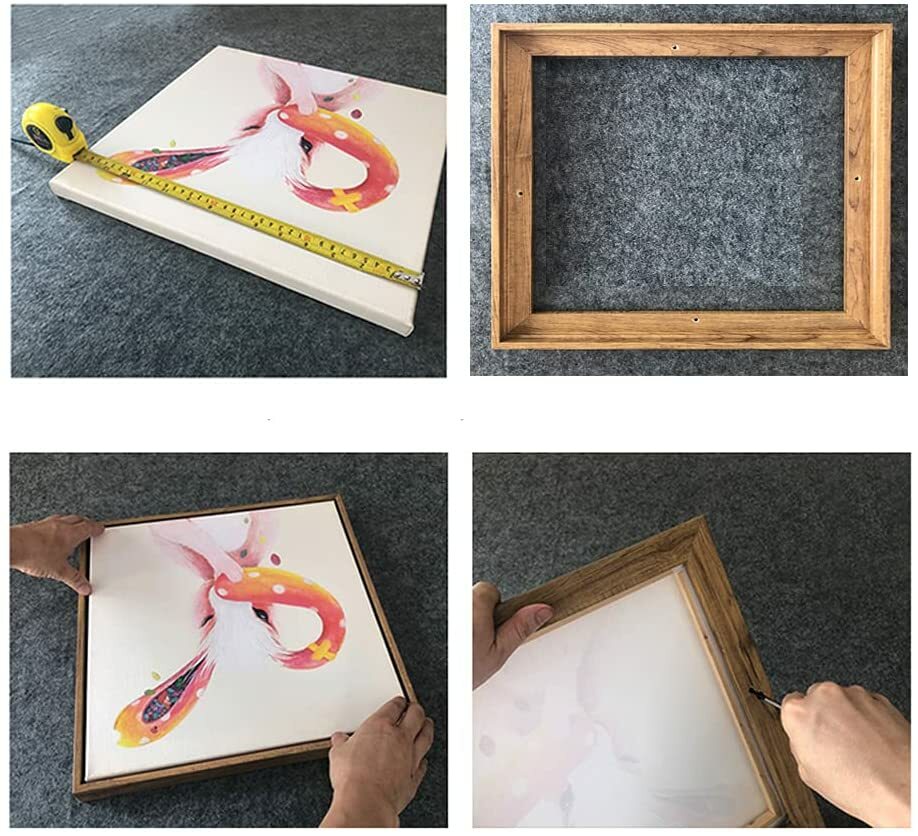 Floater Frame For Canvas Paintings & Stretched Canvas. Floating Frame Fits 5/8", 3/4 - View #9