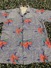 vintage patterned Button-down shirt Size S/M Mens