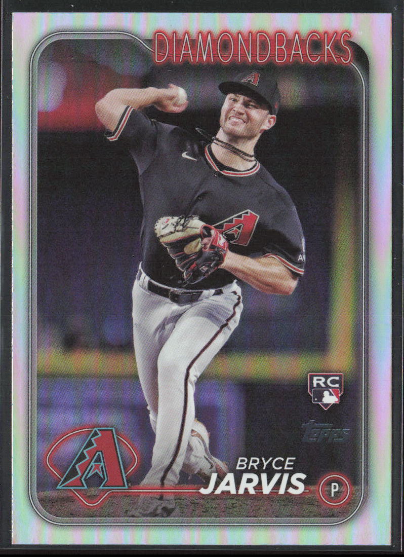 2024 Topps Bryce Jarvis 363 RC Rainbow Foil | Arizona Diamondbacks