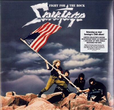 Savatage - Fight For The Rock (White Vinyl 1LP+1x10'' - EU 2021)