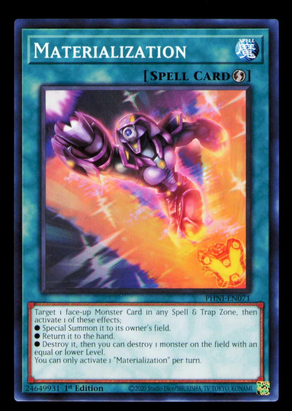 2024 Yu-Gi-Oh Materialization PHNI-EN071 Common Phantom Nightmare 1st Edition NM