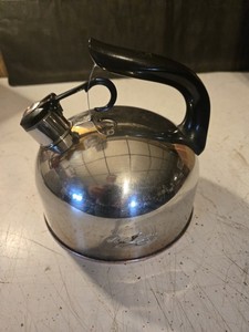VINTAGE REVERE WARE COPPER BOTTOM TEA POT KOREA C95-C