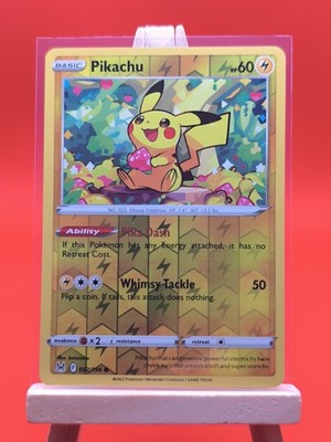 Pikachu 052/196 Lost Origin Reverse Holo Pokemon Card | eBay