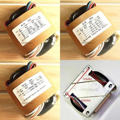 115V/230V 50W R-Core Transformer for Audio Amplifier DAC - Selectable Outputs