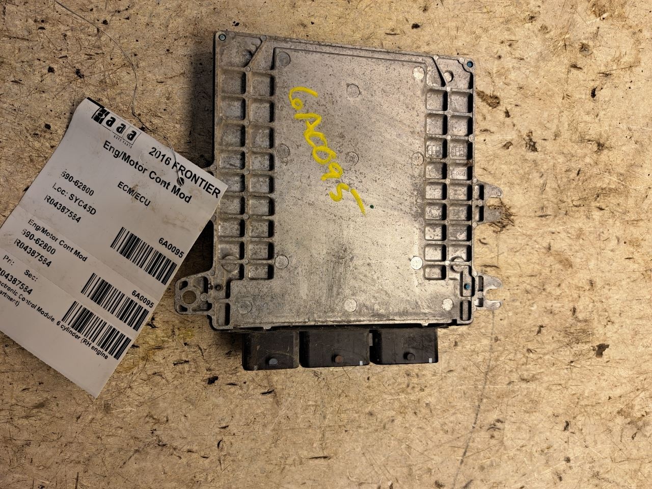 2016 Frontier Engine Computer/Module Ecu/Ecm/Pcm Sku#4387584