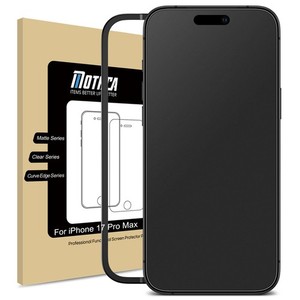 Mothca Matte Glass Screen Protector for iPhone 17 17 Pro Max-6.9 Inch