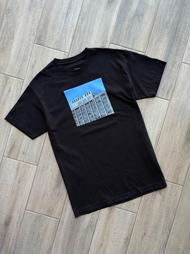 Bronze 56k New York Skateboard Black Graphic Tee Building Print T-Shirt Size L