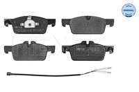 NEU - Meyle 0252522217 Bremsbelagsatz, Scheibenbremse FüR Peugeot