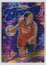2024 Panini Prizm WNBA Groovy Blue Pulsar Prizm 96/199 Veronica Burton #11 15sd