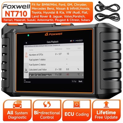 For Jaguar Foxwell NT710 OBD2 Scanner Diagnostic Tool Active Test All System