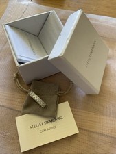 Swarovski Crystal Baguette Ring Silver Colour Size S/T In Box RRP £84.00