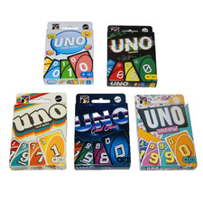 UNO 50th Anniversary Collectors Card Game Set of 5 Retro
