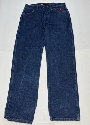 Wrangler FR Flame Resistant Jeans FR13MWZ Cowboy Cut 33x34 Blue