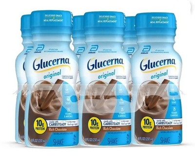 Glucerna Original, 8 Oz | Rich Chocolate | 6 Count