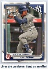 2024 Bowman #BP-68 Jared Serna Prospects