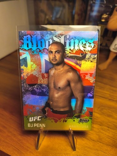 2010 Topps UFC Series 4 Bloodlines BJ Penn #BL-5 Hawaii HOF MMA