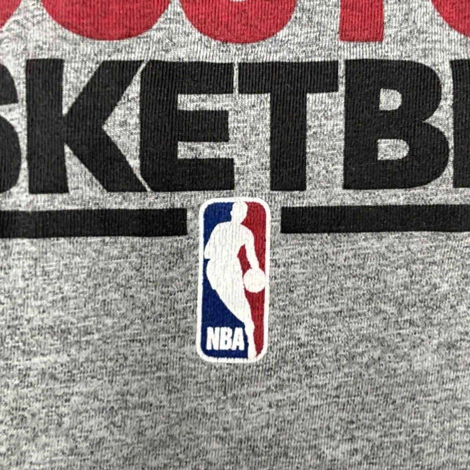 Adidas Houston Rockets 4XLT Gray Long Sleeve NBA T-Shirt 100% Polyester - Image 3 of 4