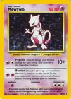 Mewtwo- Holo - 10/102 Base Set - WOTC Unlimited - Pokémon TCG - 1999