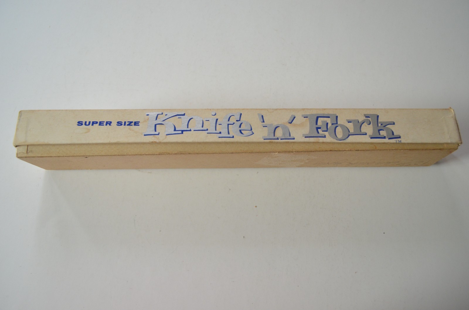 60s Vintage Novelty super size Knife 'n' Fork, for Big Eaters H. Fishlove & Co. 