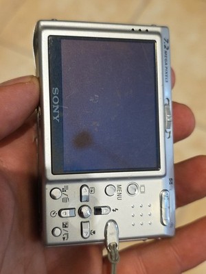 Sony Cyber-shot DSC-T10 7.2MP Digital Camera - Silver for sale