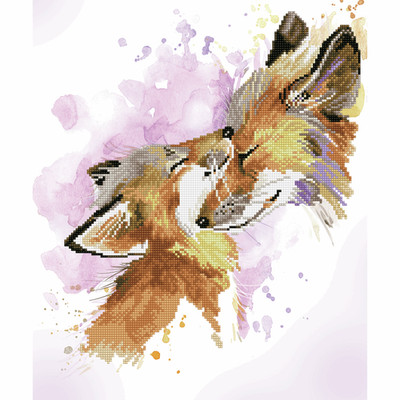 Diamond Dotz - Diamond Painting Set - Fox Bliss 42 cm x 50 cm